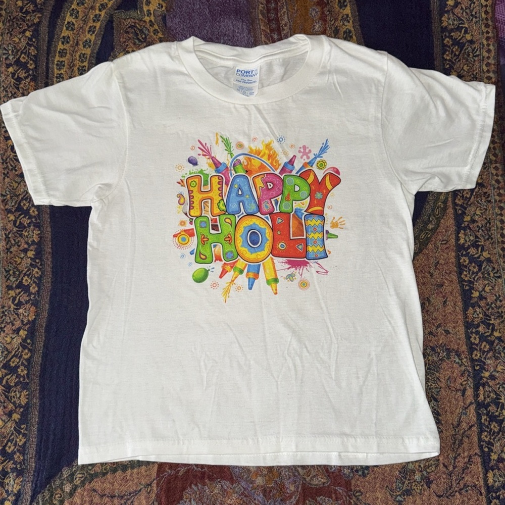 Happy Holi kids tshirt (unisex)
